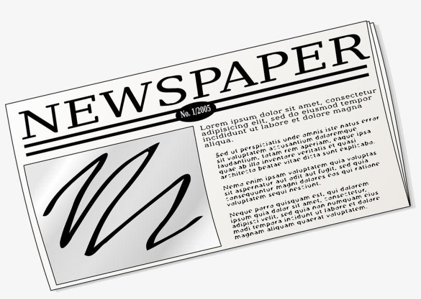 Newspaper - Newspaper Clipart Png, transparent png download
