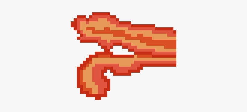 Bacon Vector Pixel Art - Bacon Pixel Art, transparent png download