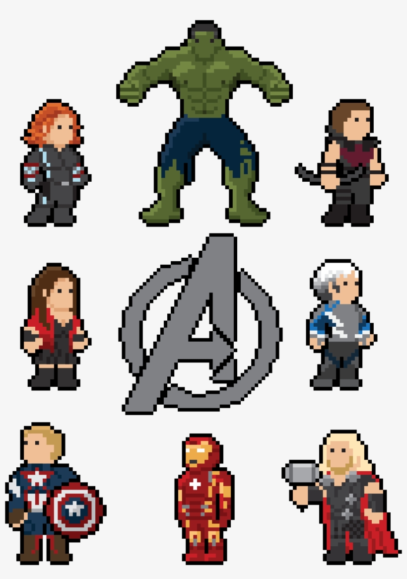 Black Widow Pixel Art, transparent png download