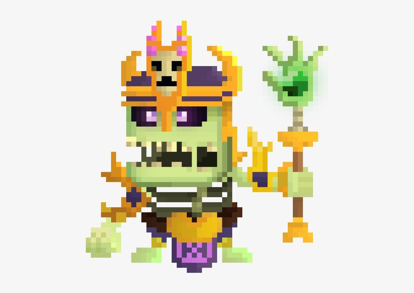 Lord Zomm Pixel - Dungeon Boss Pixel Art, transparent png download