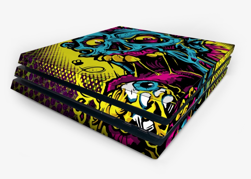 Sony Ps4 Pro Zombie Skin - Sony Playstation 4 Pro, transparent png download