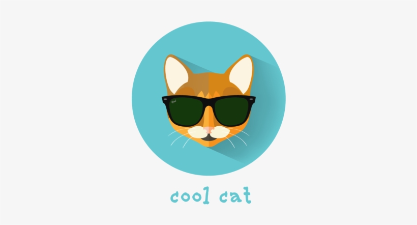 Ginger Cool Cat Wayfarers Orange Cat By Diana De Avila - Ginger Cool Cat Wayfarers Orange Cat - Tote Bags, transparent png download