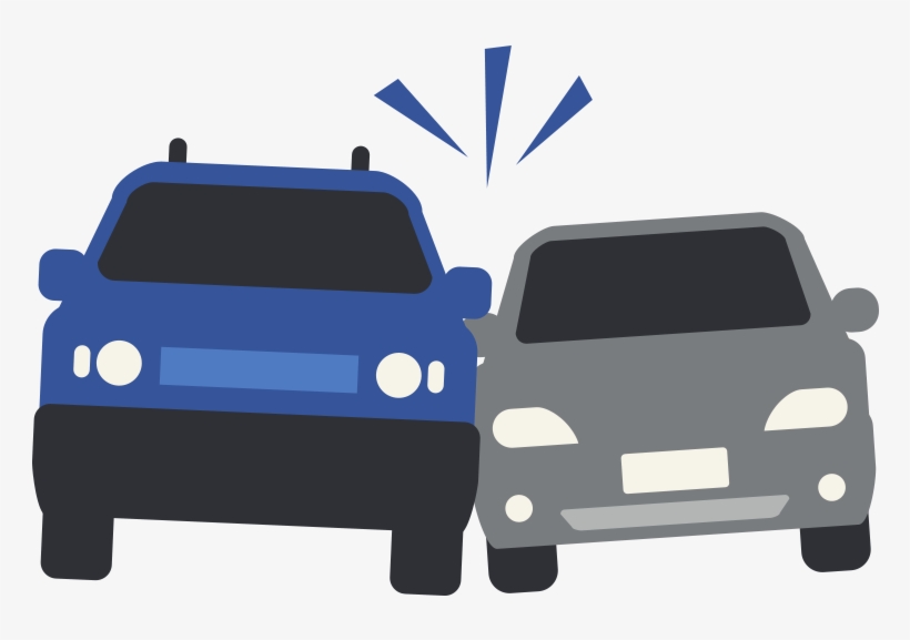 Side Impact Accident - Car, transparent png download