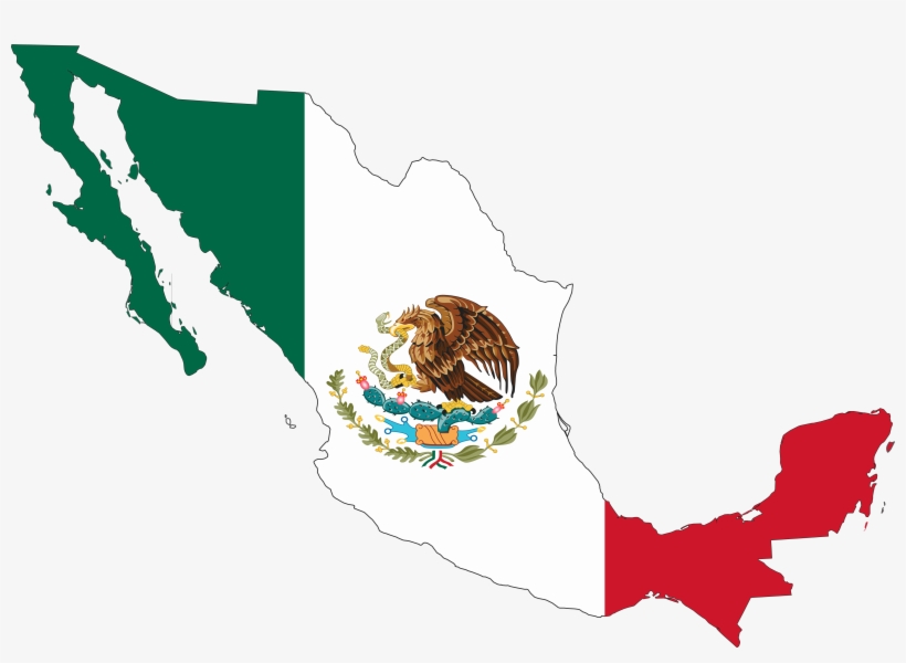Mexican Flag Clip Art Free Clipart Images - Mexican Flag On Mexico, transparent png download