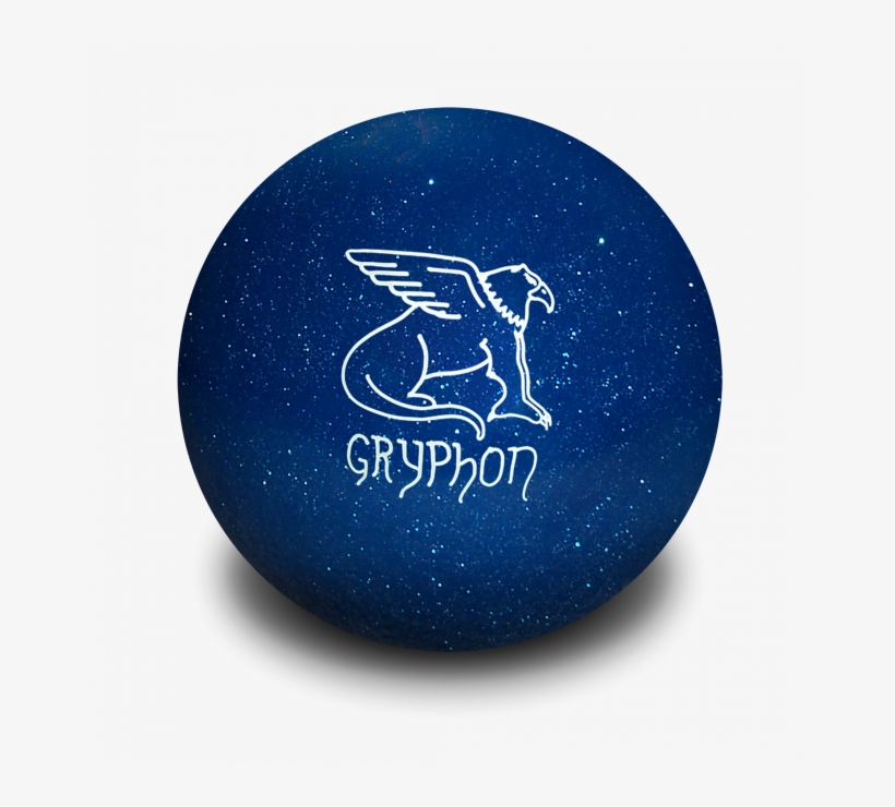 Blue Sparkle Gryphon - Bowling Ball, transparent png download