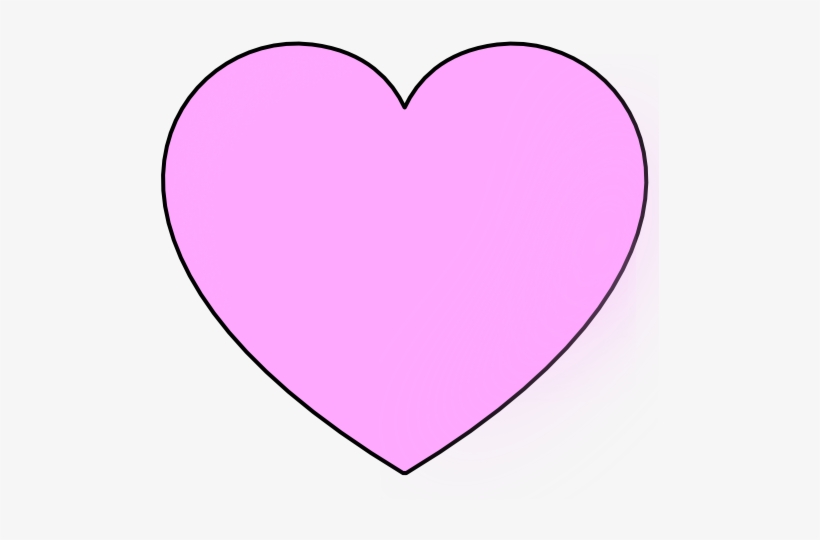 Light Pink Heart Clipart, transparent png download