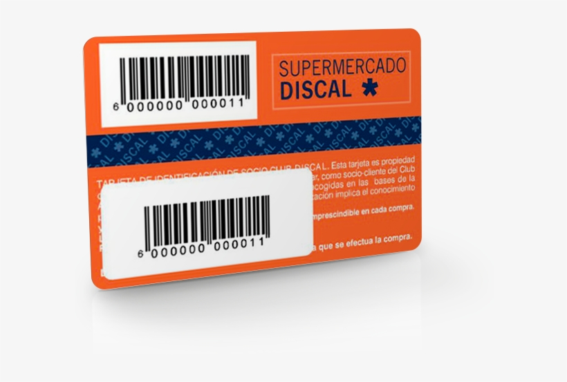Tarjeta Pvc Codigo De Barras - Web-to-print, transparent png download