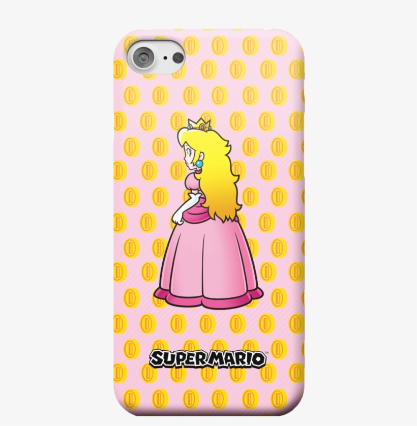 Nintendo Super Mario Princess Peach Peeking Phone Case - ハセプロ/iphone 7用 Mモデリングケース Super Mario マリオ スーパーマリオ01, transparent png download