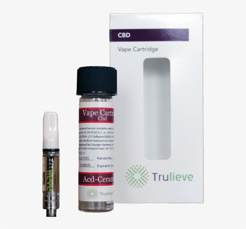 Vape Pen Cartridge 400mg - Trulieve Vape Cartridge Thc, transparent png download