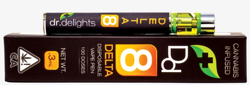 Dr Delights Delta 8 Disposable Vape Pen - Disposable, transparent png download