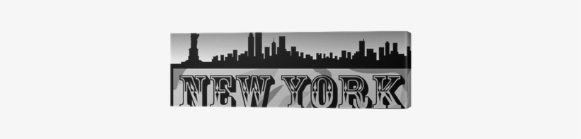 New York City Vector Illustration Silhouette Canvas - Get Talking And Keep Talking English Total Audio Course:, transparent png download