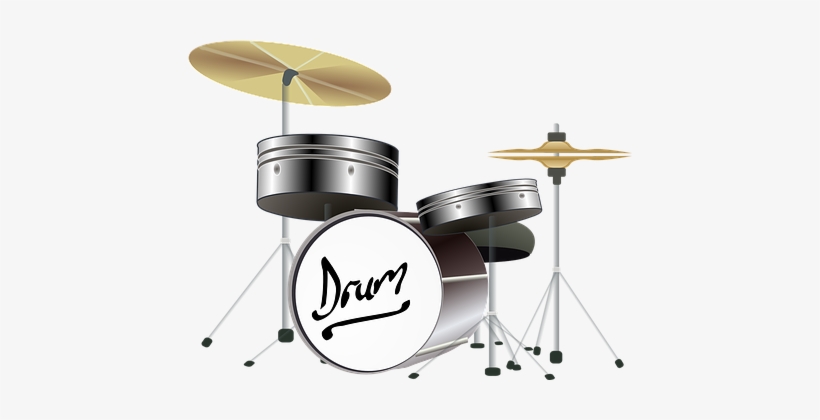 Drums Instruments Music Drum Musical Kit S - Music Drums Cartoon, transparent png download