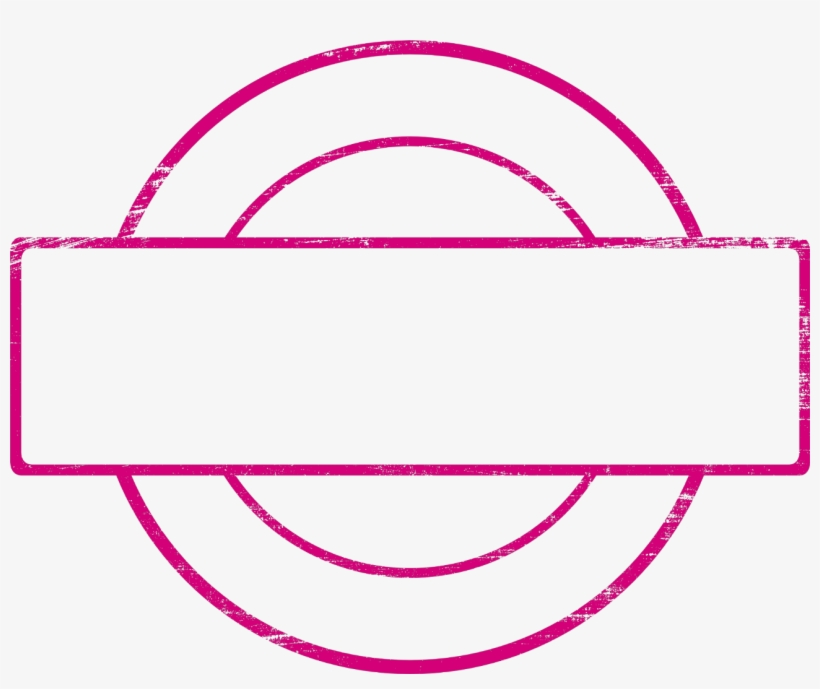 Ftestickers Circle Stamp Empty Fortext Grunge 4asno4i - Give Your Town The Runaround, transparent png download