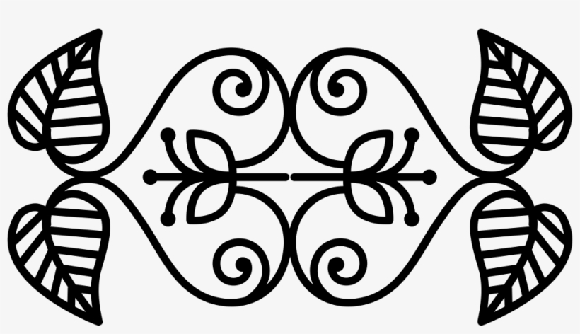 Beautiful Floral Design Comments - Ornament, transparent png download