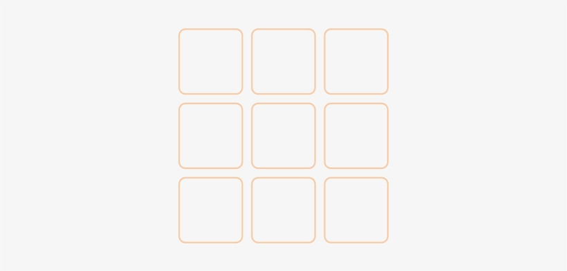 Icon Orange Squares - Tile, transparent png download