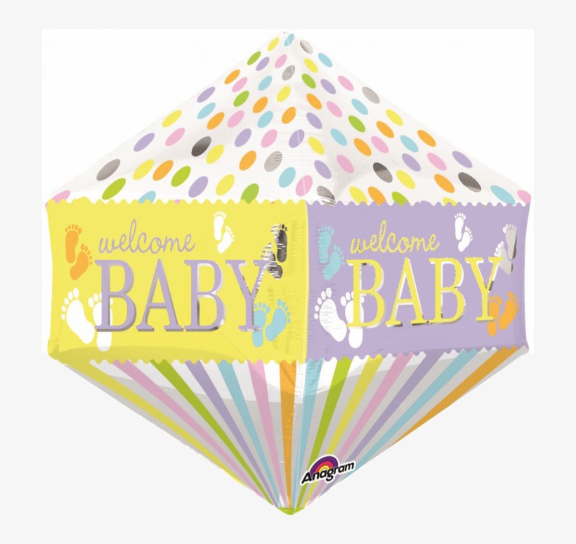 Baby Feet Gender Neutral Balloon - Welcome Baby Balloon - Anglez Feet, transparent png download