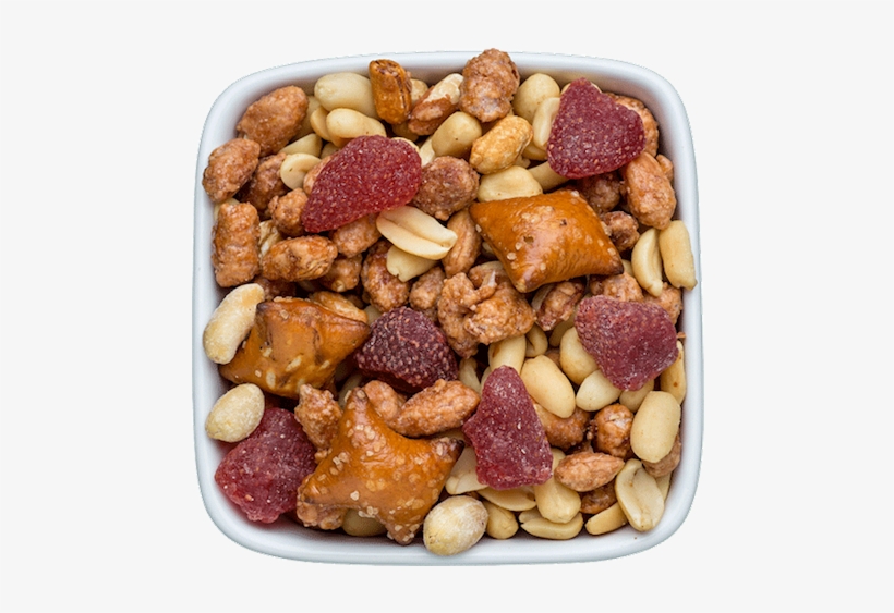 Peanut Butter And Jelly Nut Mix With Dried Strawberries - Mixed Nuts, transparent png download