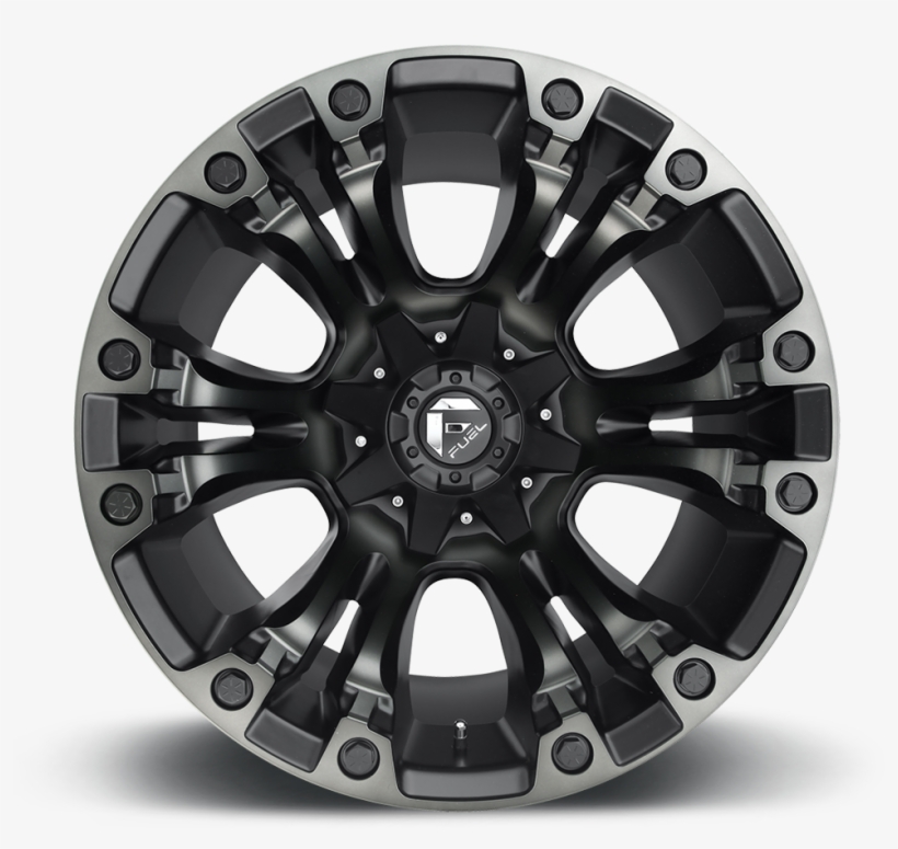 Vapor - D569 - Fuel Matte Black Vapor Wheels, transparent png download