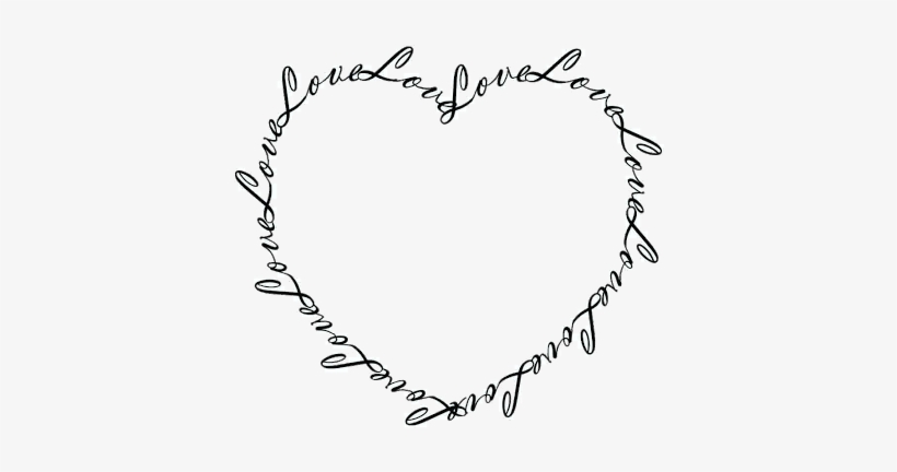 Love Heart Frame - Picture Frame, transparent png download