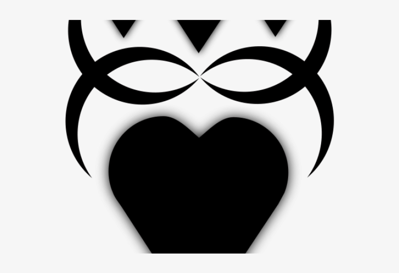 Heart Silhouette Cliparts - Heart Symbol, transparent png download