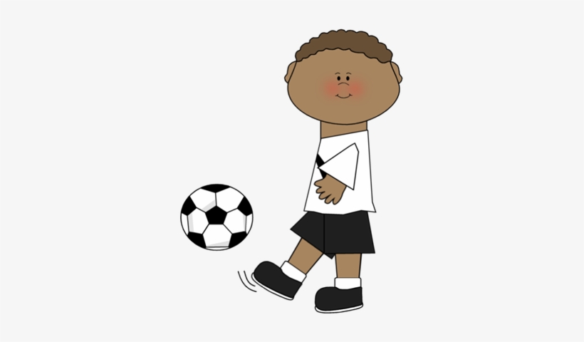 Banner Free Download Footballer Athlete Free On Dumielauxepices - Clipart Boy Playing Soccer, transparent png download
