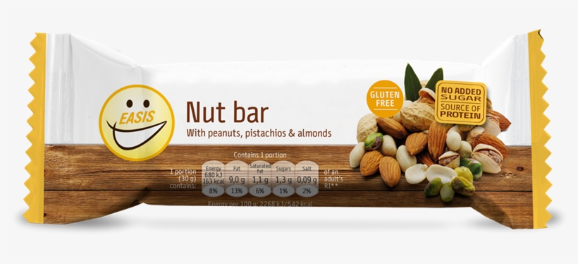 Easis Nut Bar - Easis Free Nøddebar (30 G), transparent png download