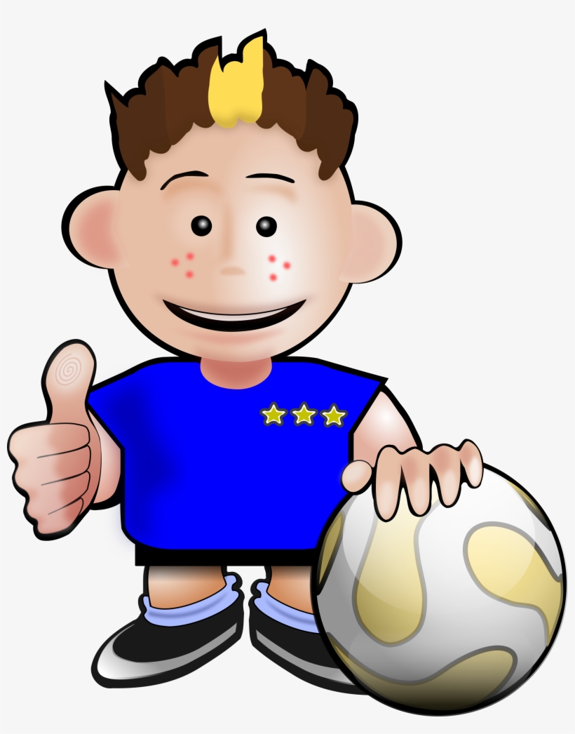 Kobo Soccer Toon Svg Clip Arts 486 X 596 Px, transparent png download