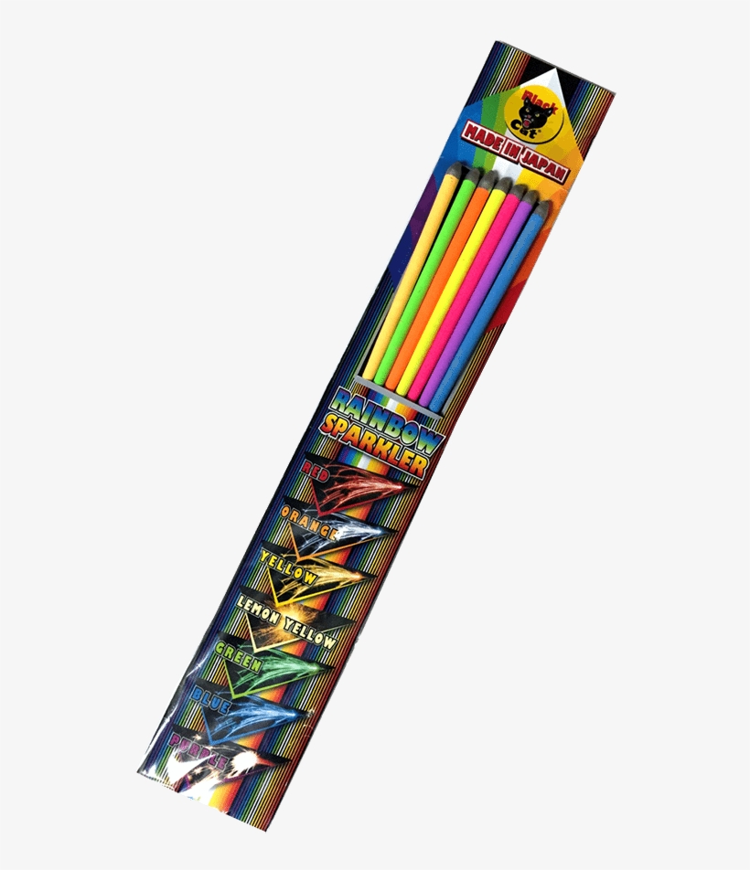 Bc Neon Rainbow Sparkler - Rainbow Sparklers, transparent png download