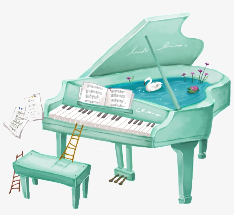 鋼琴 卡通, transparent png download