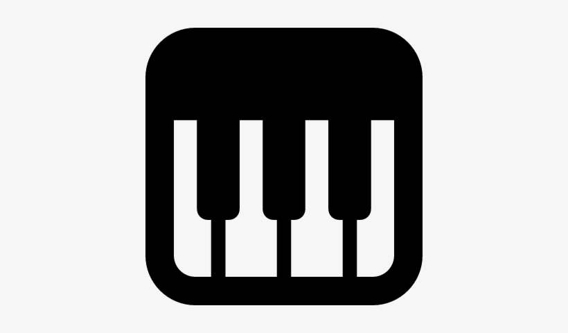 Piano Keyboard Vector - Icono Piano, transparent png download