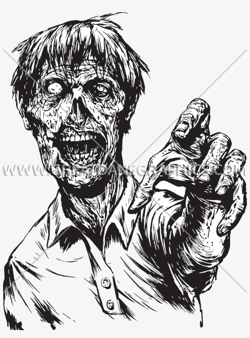 Zombie Reach - Zombie Drawing Transparent, transparent png download