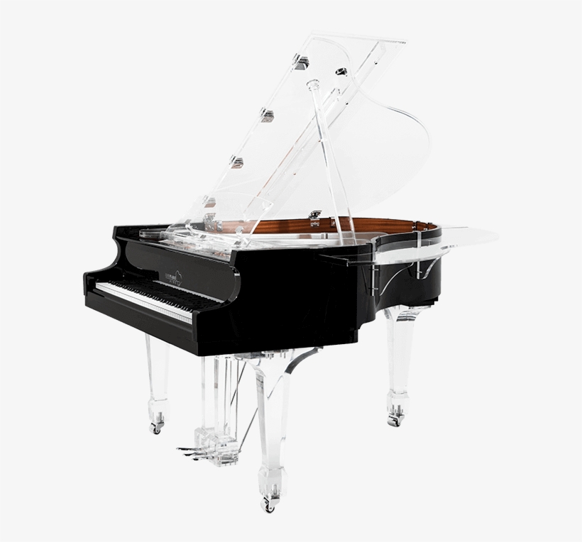 Aire Transparent Baby Grand Piano - Steinway Grand Piano, transparent png download