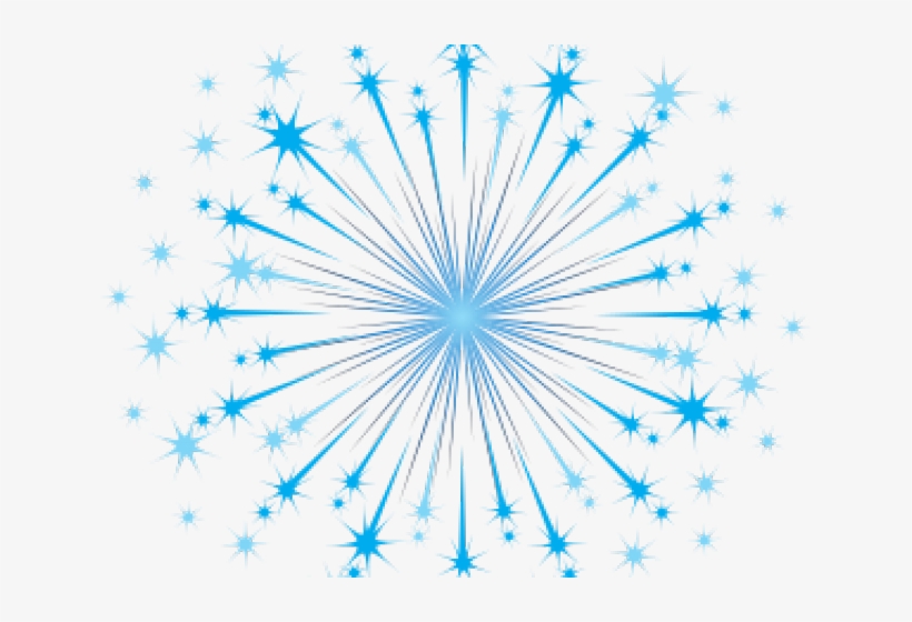 Sparklers Clipart Red White Blue Firework - Fireworks, transparent png download