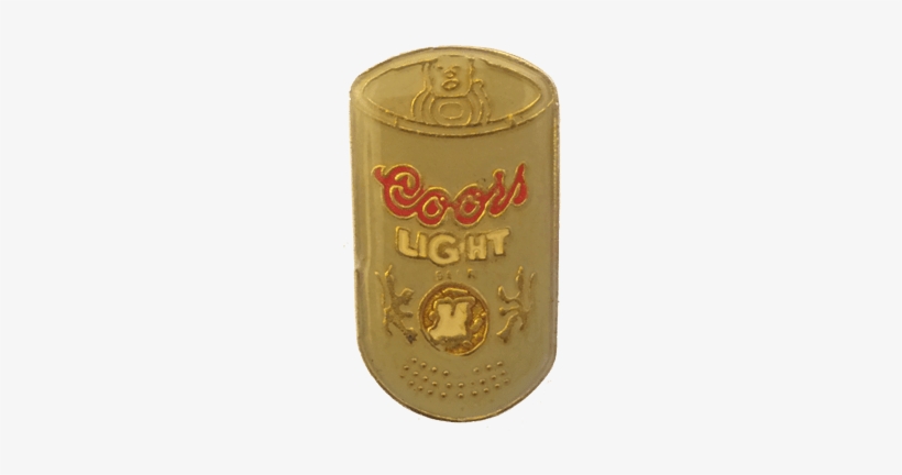 Vintage Coors Light Beer Can Pin - Caffeinated Drink, transparent png download
