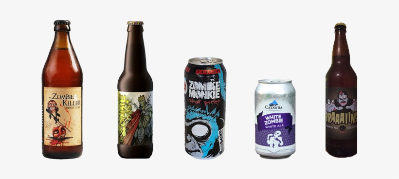 Zombie Beers To Check Out - White Zombie Beer Bottle, transparent png download