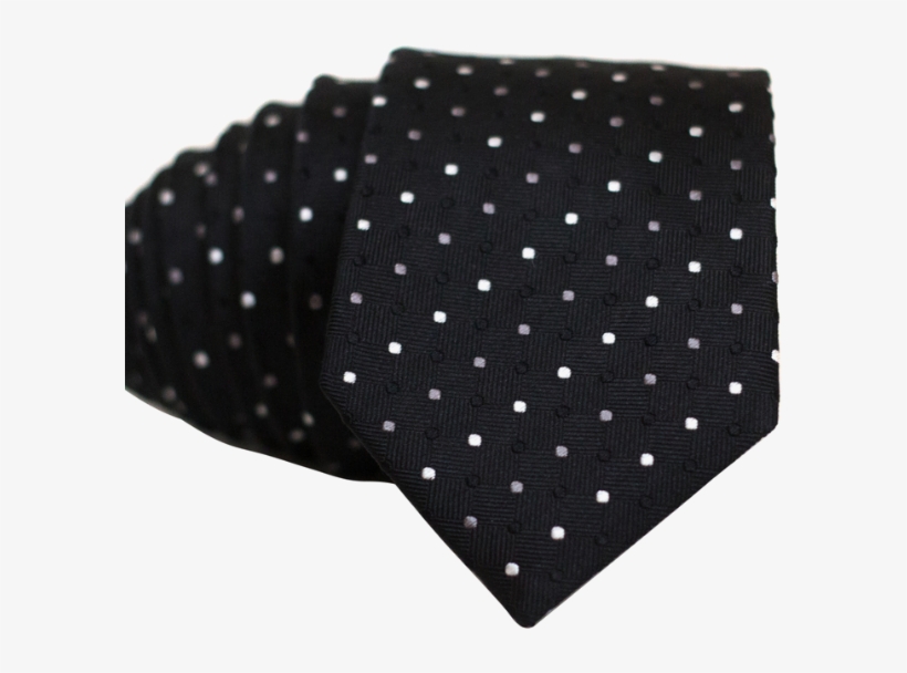 White Tan And Black Dots On Black Necktie - Men's Nice. Modern Menswear Men's Assorted Silk Ack, transparent png download
