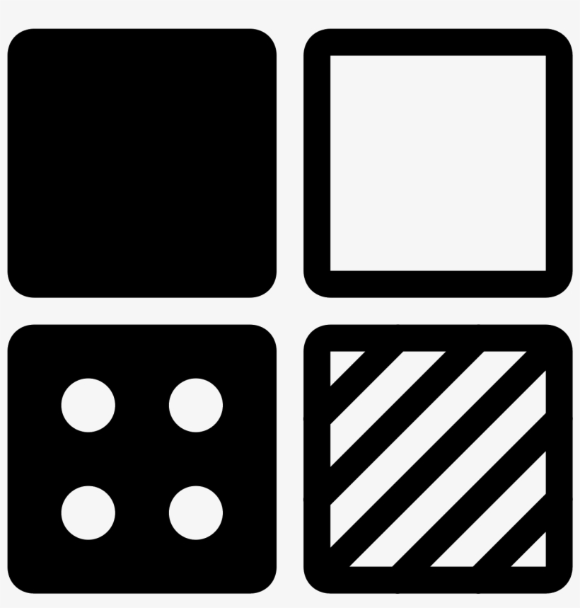 Categorize Filled Icon - Icon, transparent png download