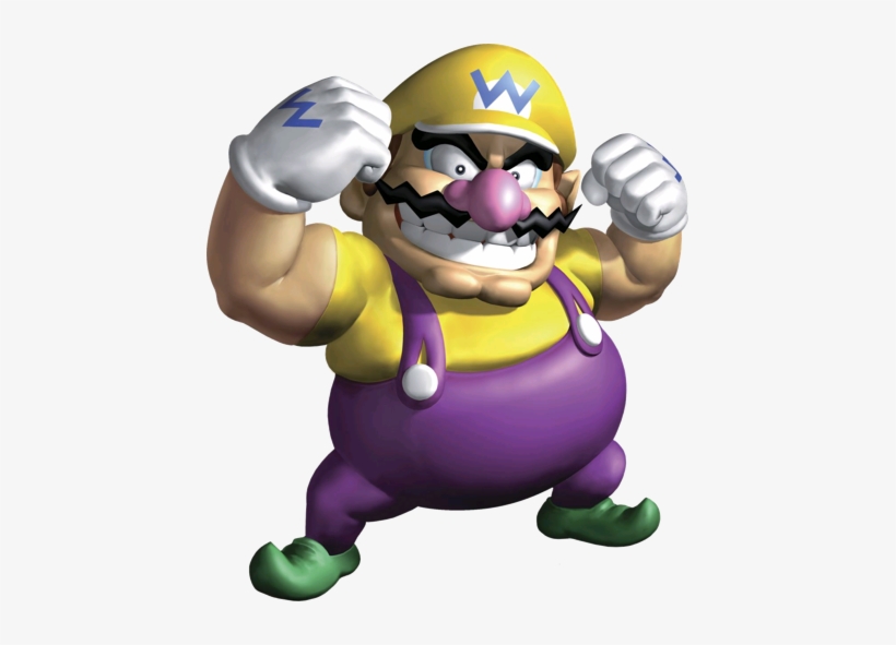 Wario Pose Screen - Wario Super Mario 64 Ds, transparent png download