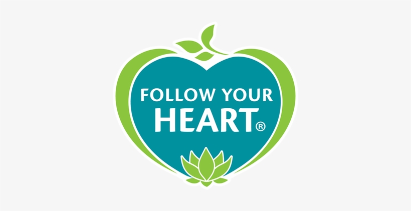 Follow Your Heart Preceded Vegan Trend - Follow Your Heart Vegan Logo, transparent png download