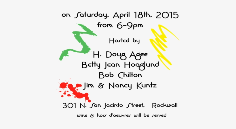 Grand Opening Of Uptown Downtown Gallery In Rockwall - Paint Splat, transparent png download