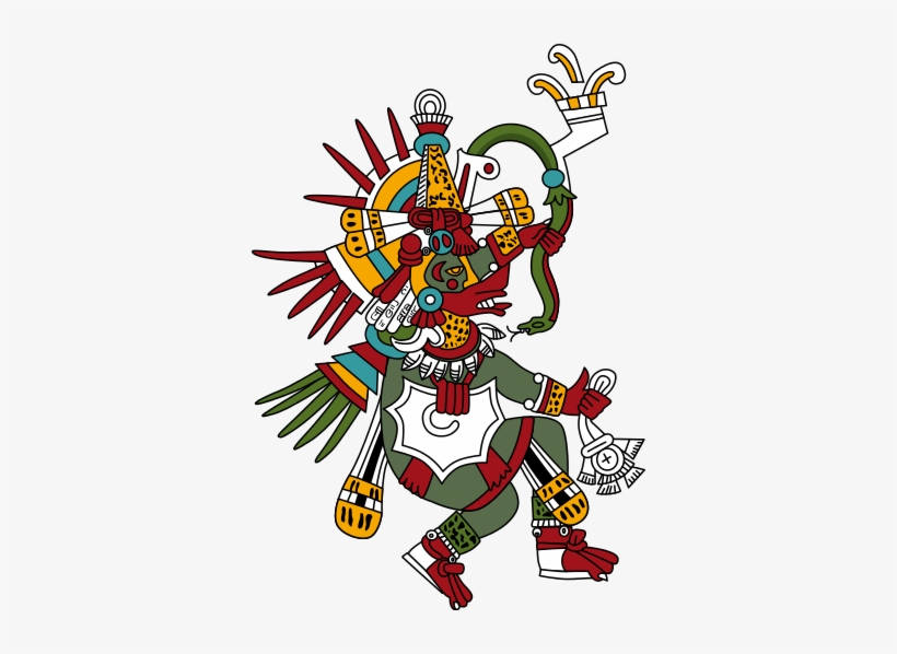 Quetzalcoatl And Guadalupe - Dioses Prehispanicos De Mexico, transparent png download