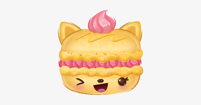 Creme Filled Num Pink-ade Macaron - Num Noms Madelyn Macaron, transparent png download