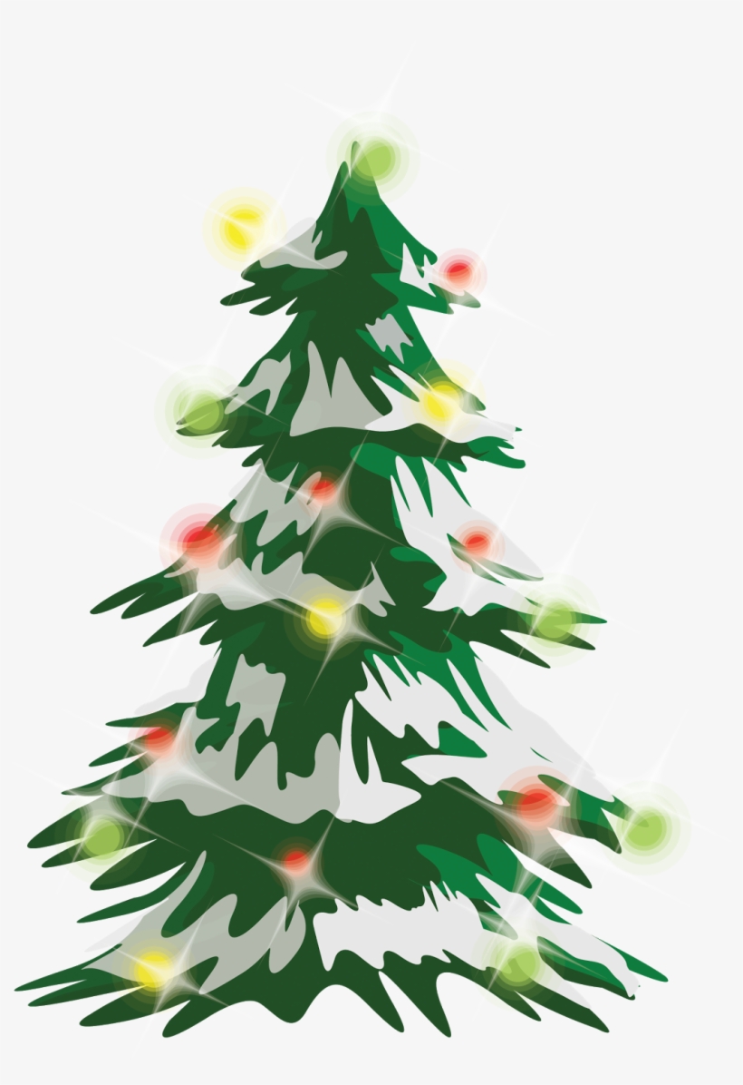 Arboles De Vectores Arbol - Christmas Tree Vector, transparent png download