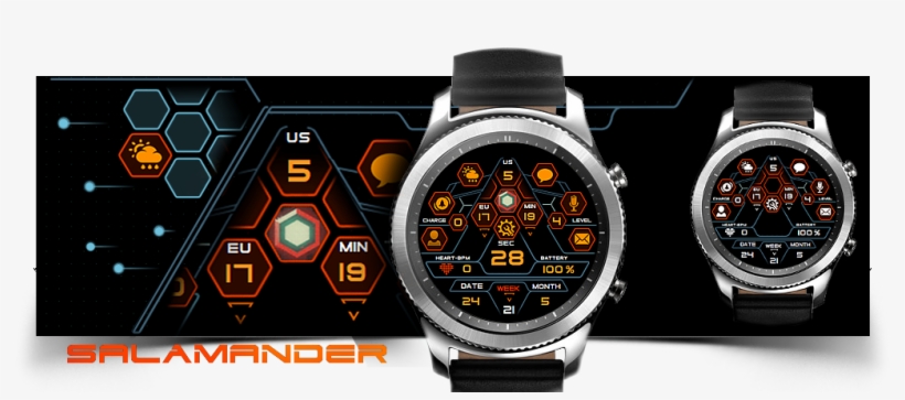 Sci Fi Watch Face, transparent png download