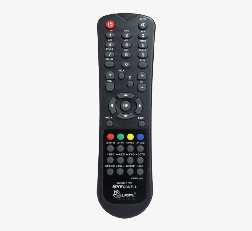 Nxt Digital Set Top Box Remote Control PNG Image Transparent PNG Free