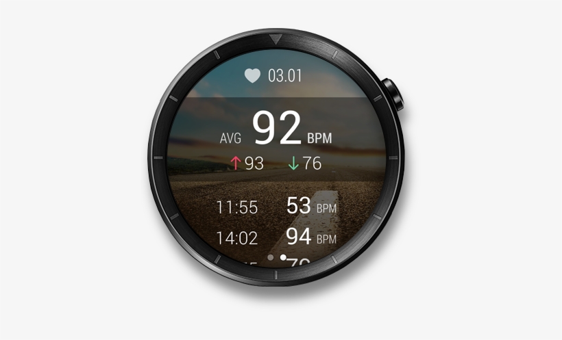 Heart Rate Tracking - Huawei Fit Watch Face, transparent png download