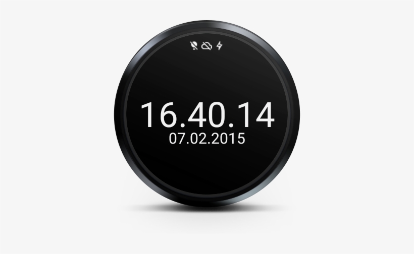 Simplewatchface - Always On Display, transparent png download