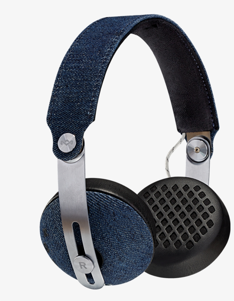 Rise Bt Wireless Headphones - House Of Marley Rise Bt Denim, transparent png download