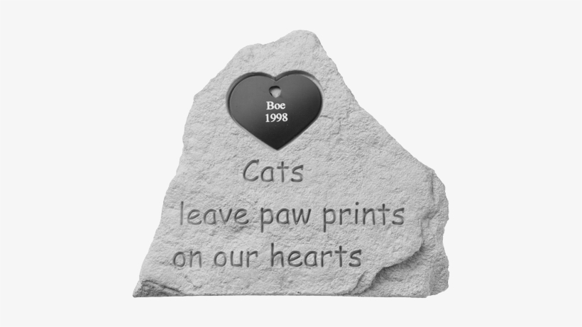 Pet Memorial Garden Stone - Cat, transparent png download
