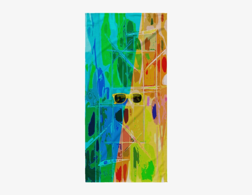 Abstract Art Beach Towel Sunglasses - Beach Towels, transparent png download